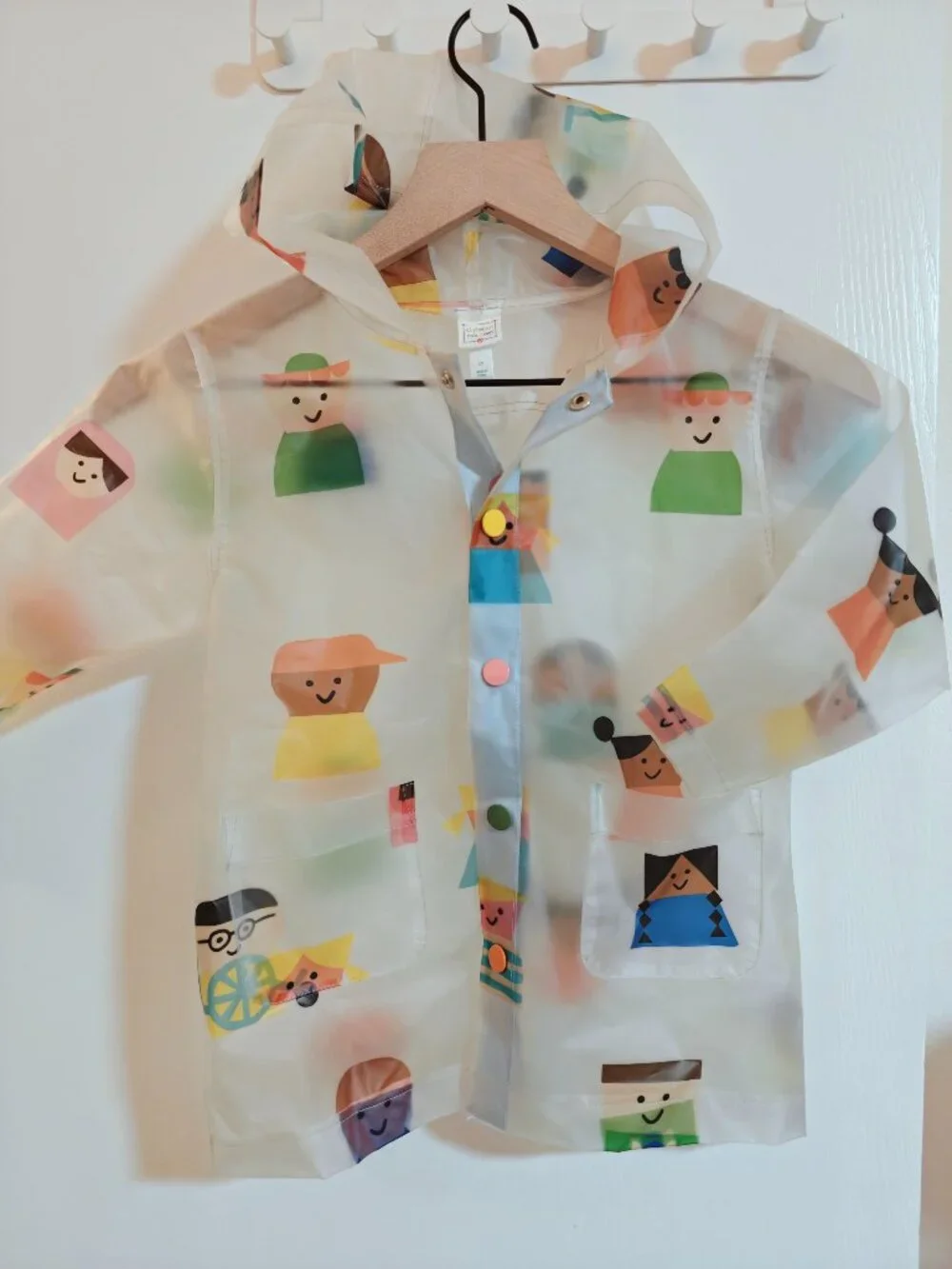 Christian Robinson Target Kids Character Print Rain Jacket Sz. 4T